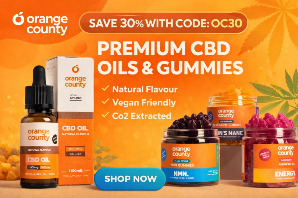 Orange County CBD UK Coupon Codes and Deals Overview